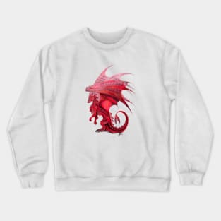 Majestic Red Fire Dragon Crewneck Sweatshirt